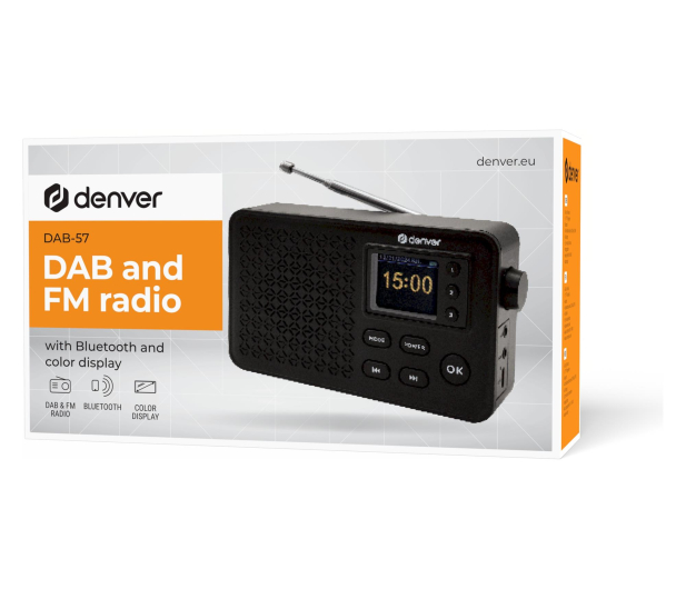 Denver Radio DAB+/FM Denver DAB-57 czarne - 1535068 - zdjęcie 6